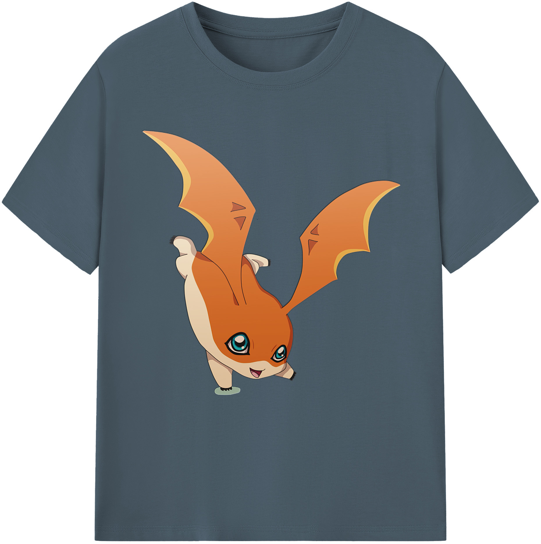 （画像用） Digimon デジタルモンスター/デジモン 綿100％半袖Tシャツ（フロントプリント）
